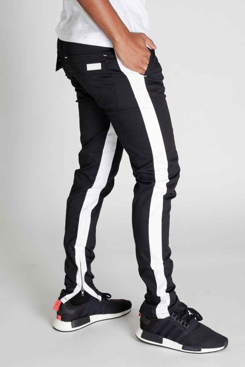 Black & White Striped Jeans - 9/10 – AJA Brand